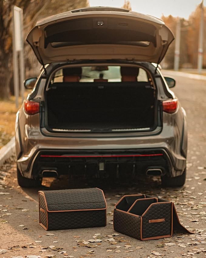 Car Organizers Set SUV Sedan Truck – Foldable Storage Boxes - Image 4