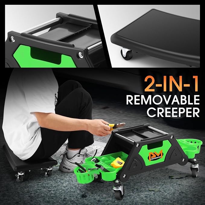 PM PERFORMOTOR Mechanic Stool - Image 6