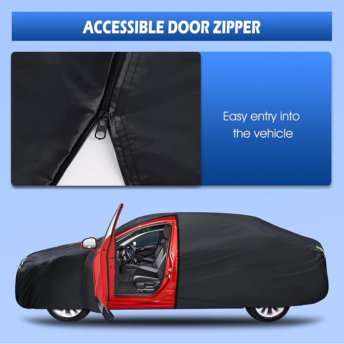 6 Layers Car Cover Custom Fit for 1998-2025 Porsche 911 Carrera 4S/Turbo/Carrera - Image 3