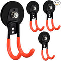 ULIBERMAGNET Garage Strong Magnetic Hooks, 4 Pack Heavy Duty Large J Hooks by ULIBERMAGNET
