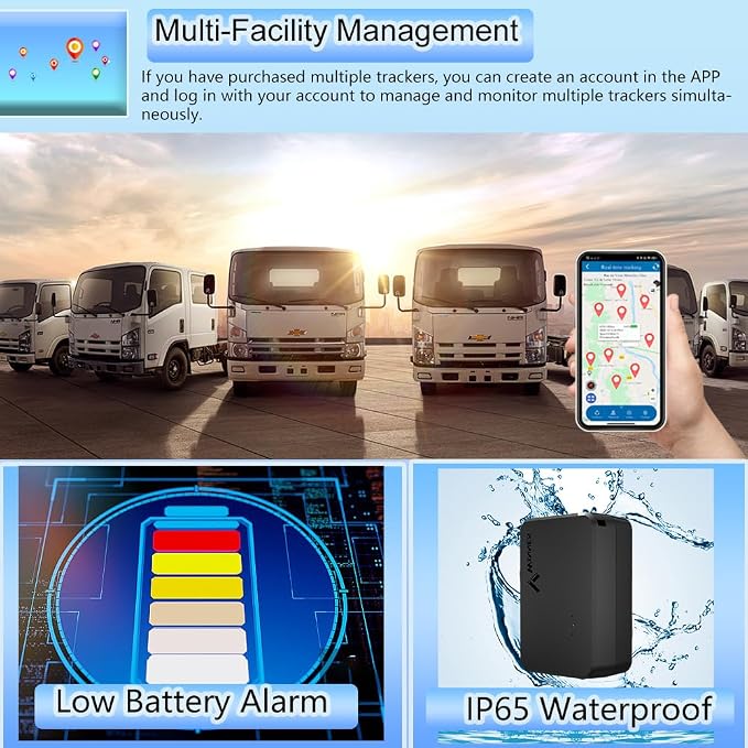Small GPS Tracker for Vehicles Magnetic 60 Days Long Battery Life, Rastreador - Image 7