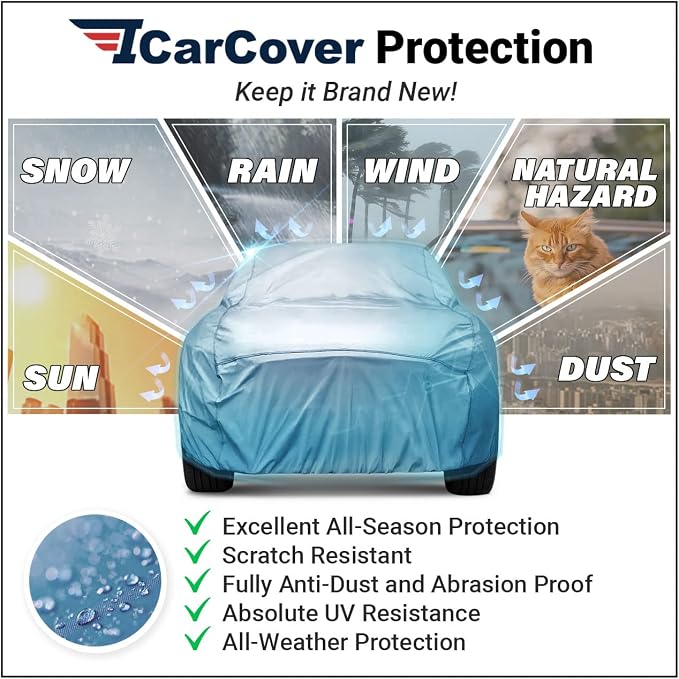 iCarCover Premium Car Cover for 1947-1950 Buick Sedanette Heavy Duty Waterproof - Image 5