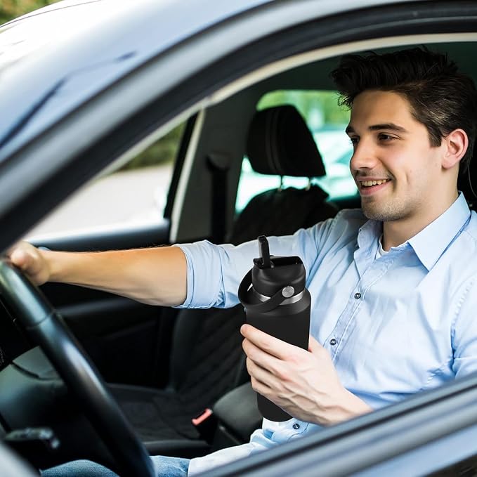 SENDESTAR 40oz Water Bottle Wide Mouth Stainless Steel Vacuum Insulated Double - Image 6