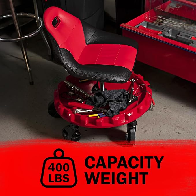 Traxion 2-700 ProGear Mobile Rolling Gear Seat W/Equipment Tray and Five - Image 6