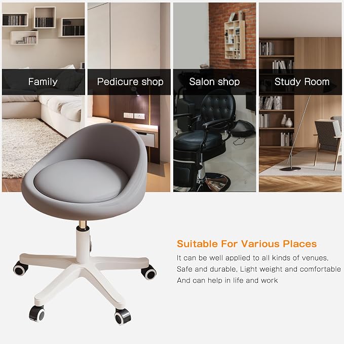 Rolling Stool Rolling Hydraulic Salon Stool - Image 5