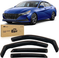 Nilight in-Channel Rain Guards for Hyundai Elantra 2021 2022 2023 2024 2025 by Nilight