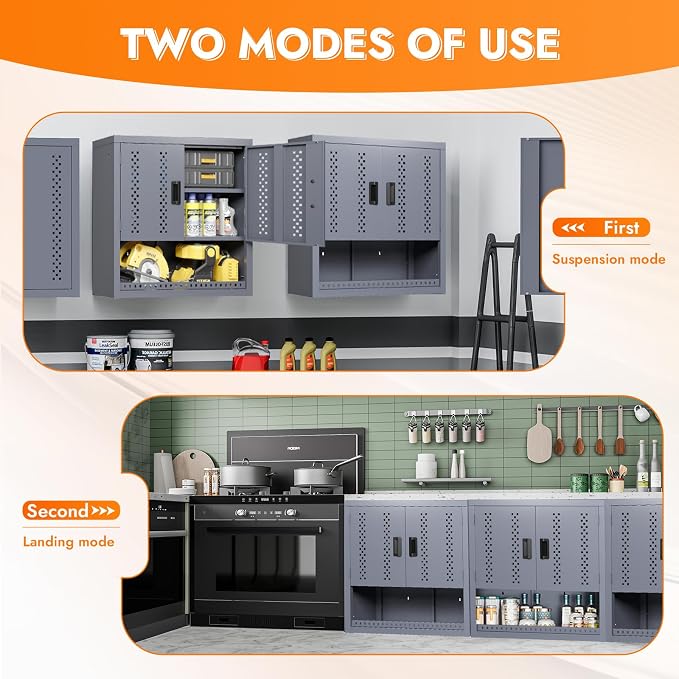 Metal Wall Storage Cabinet - Image 6