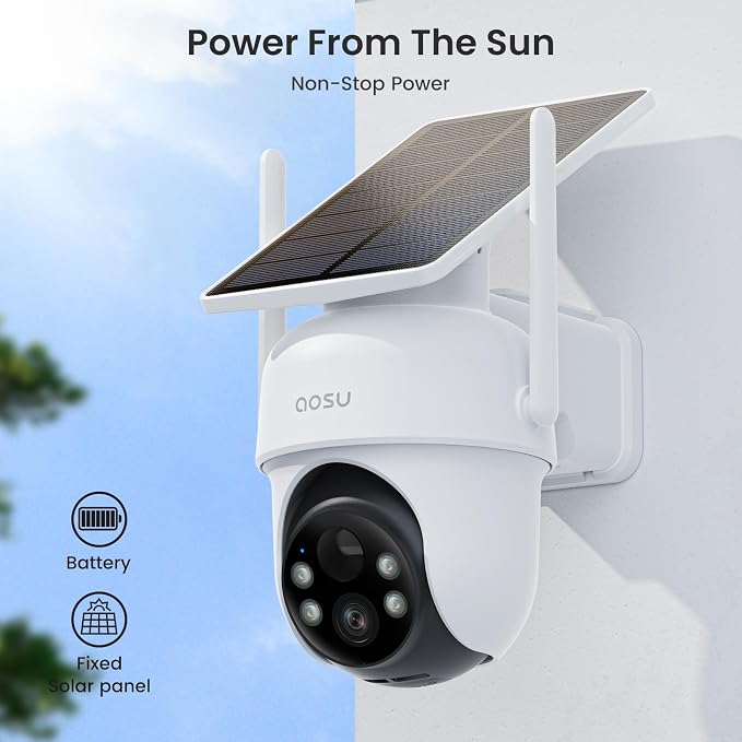 AOSU Security Cameras Outdoor Wireless, Add-On Camera, Add-On Cameras Must Be - Image 4