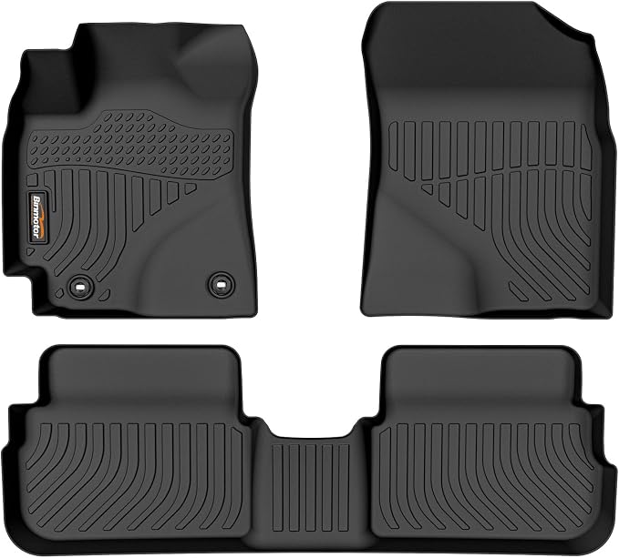 Binmotor-Floor Mats for Toyota Corolla 2009-2013, Front & 2nd Row, TPE All by VisittheBinmotor