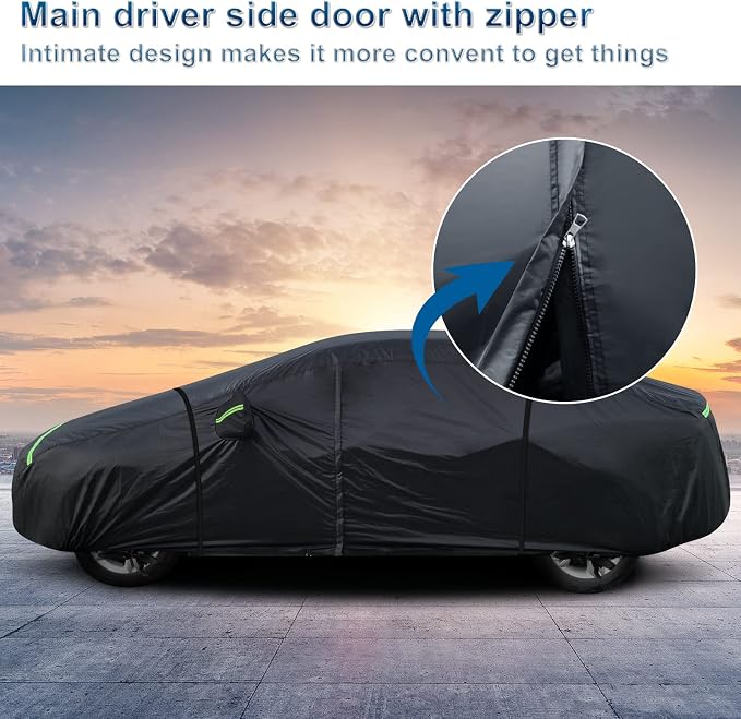 for Mercedes Benz E Car Cover Waterproof All Weather Heavy Duty Protection - Image 5