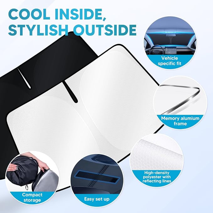 Cartist Windshield Sun Shade Fits - Image 3
