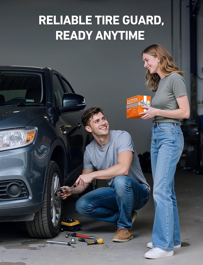 AstroAI Tire Inflator Portable Air Compressor Tire Air Pump - Image 8