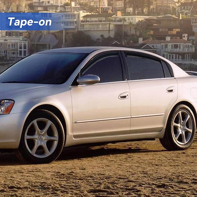 Window Visors Rain Guards for 2002 2003 2004 2005 2006 Nissan Altima, - Image 3