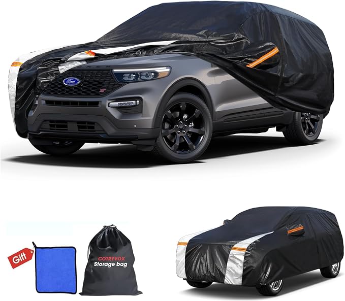 Ford Explorer Car Cover 100% Waterproof All Weather, Gift by FocusonQualityServiceHear