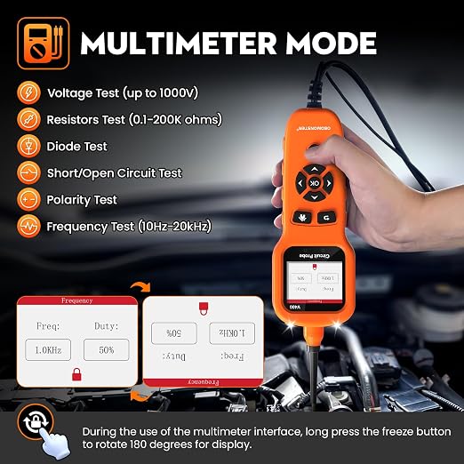 Power Circuit Probe Tool, Automotive Circuit Tester, 12-24V Electrical Short - Image 3