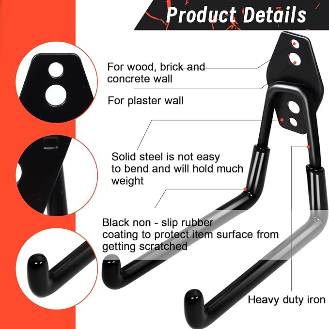 15 Pack Garage Hooks Heavy Duty - Image 4