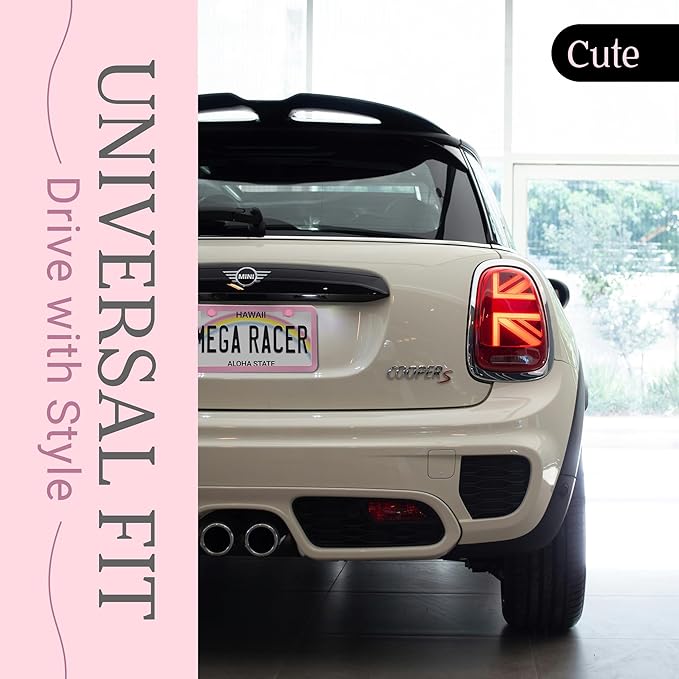 Premium Princess Pink License Plate Frame – 1 Pack, Rust-Free Stainless Steel - Image 3