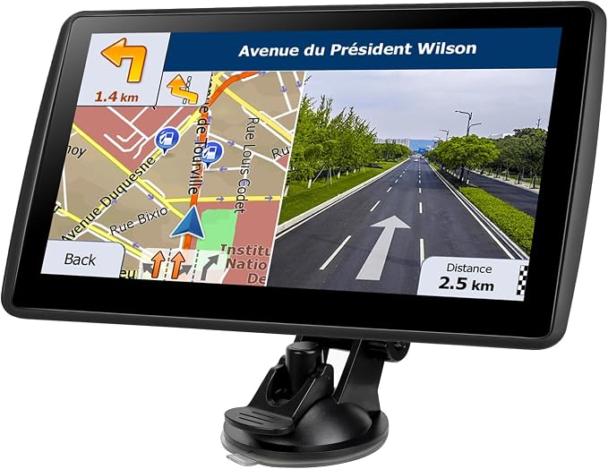 GPS Navigator for Car Truck RV, Latest 2025 Map 7 inch Touch Screen Car GPS by Unknown