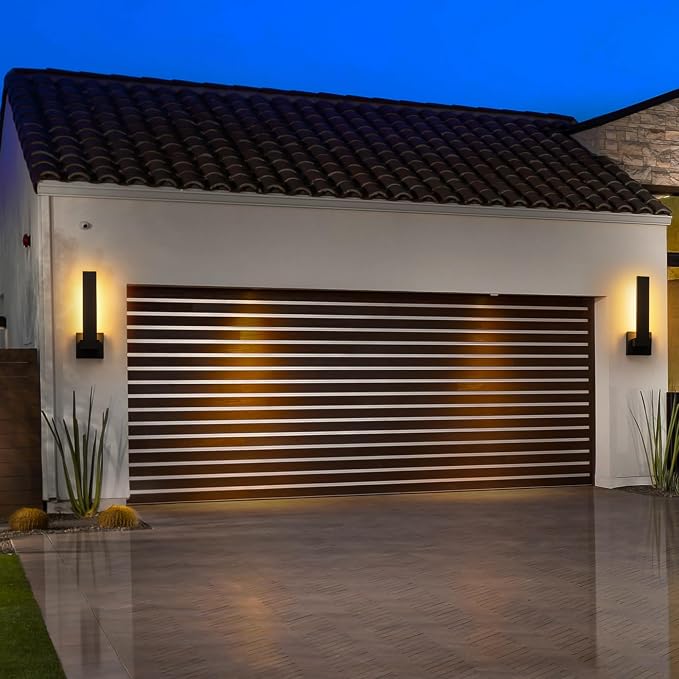 Modern Outdoor Wall Lights 15.5" LED Exterior Lighting Fixtures Patio Wall - Image 5