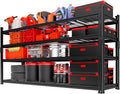 Storage Shelves, Garage Shelving Heavy Duty 2640LBS Capacity, 4 Tier Utility by Unknown