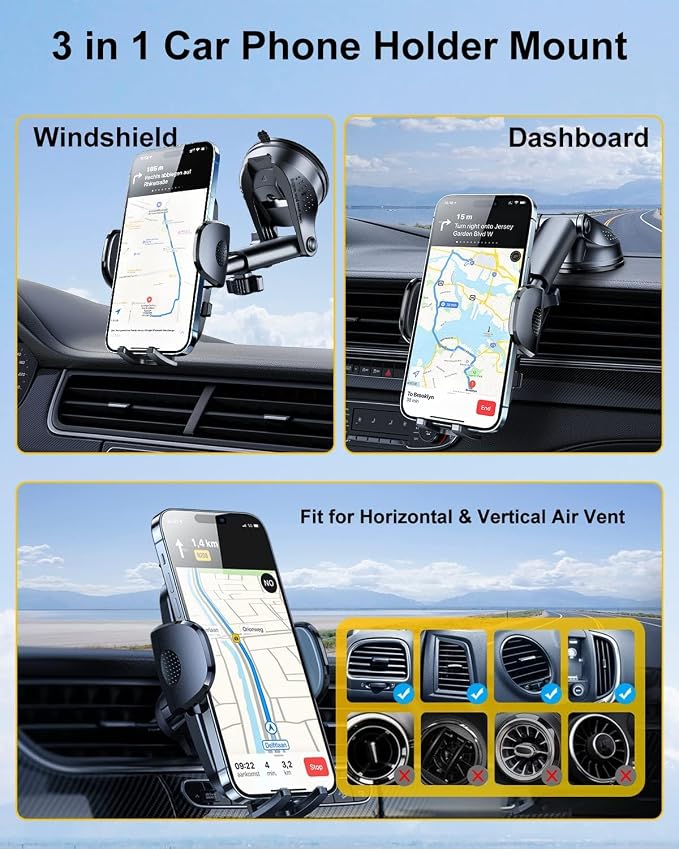 3-in-1 Car Phone Mount - Image 6