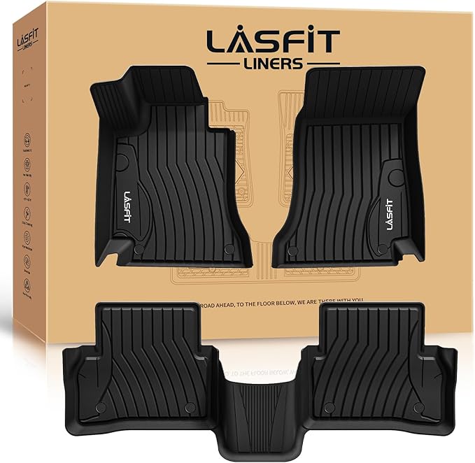 LASFIT Floor Mats for Mercedes Benz C Class 2021 2020 2015-2019 C300 / C350 / by LASFIT