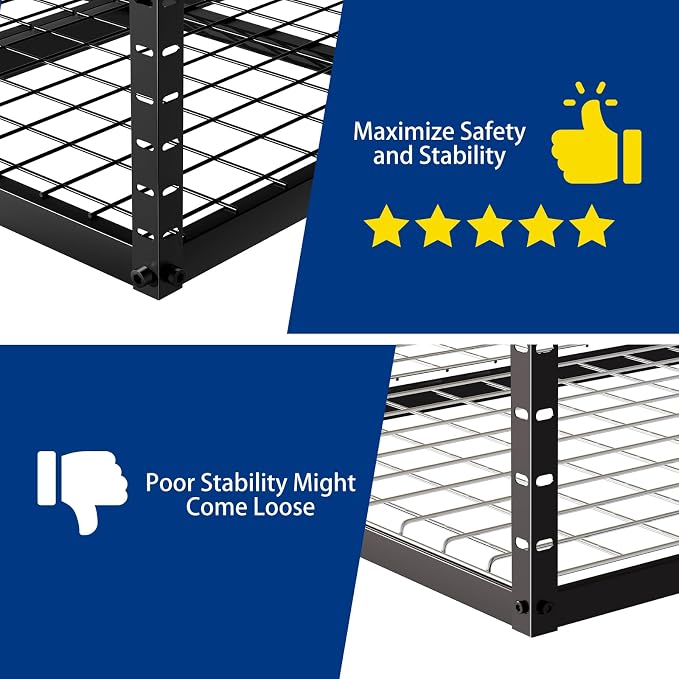 Heavy-Duty 3x8 Overhead Garage Storage Rack - Image 7