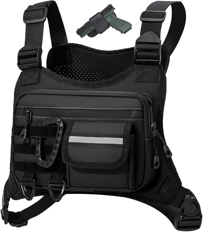 Outdoor Chest Bag For Men, EDC Chest Pack by OutdoorSportsGear