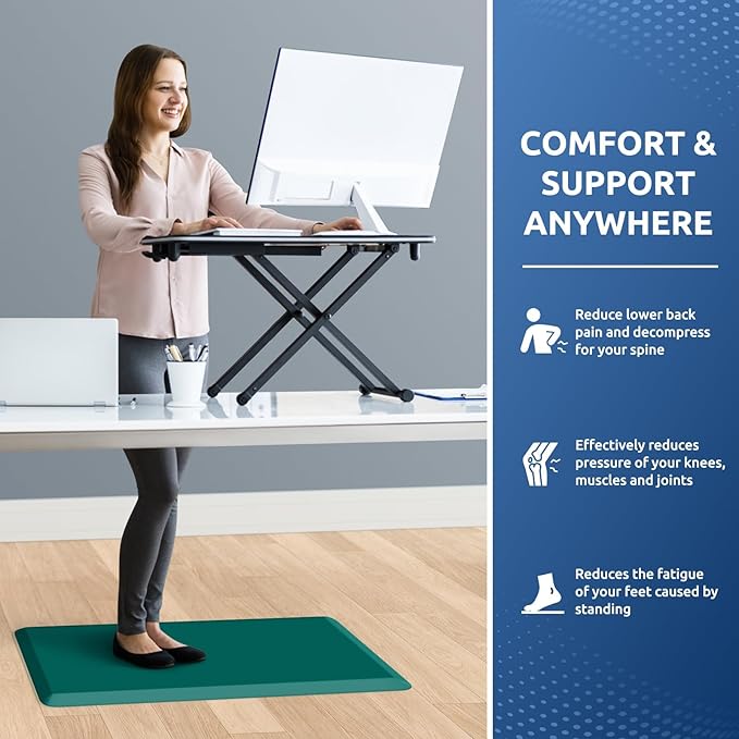 KitchenClouds Kitchen Mat Cushioned Anti Fatigue Rug 17.3"x28" Waterproof - Image 4