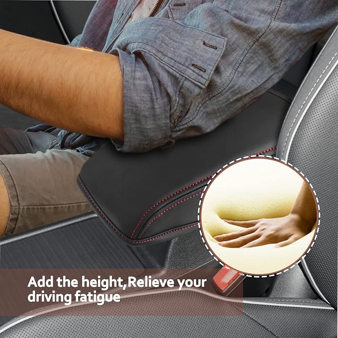 SKTU for 2013-2019 Volkswagen VW Golf 7 MK7 MK7.5 Central Console Armrest Rest - Image 7