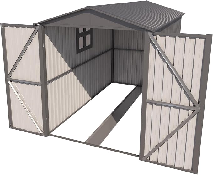 Motorcycle Steel Storage Shed - Image 3