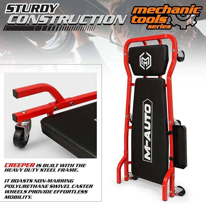 M-AUTO Heavy-Duty Automotive Creeper - Image 5
