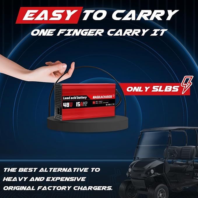 Magula 48 Volt 15 Amp Golf Cart Battery Charger - Image 4
