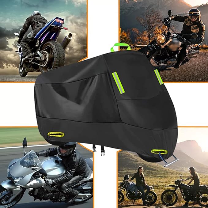 Motorcycle Cover All Season, Outdoor Storage Moped Covers, All-Weather - Image 6