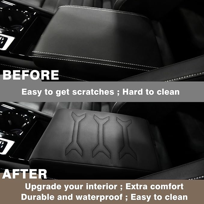 Muslogy for 2024 2025 Atlas & Cross Sport Center Console Pad Armrest Cover - Image 3