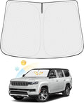 Windshield Sun Shade for Jeep Grand Wagoneer 2022-2025 2026 Thicken 6-Layer by Canvcle