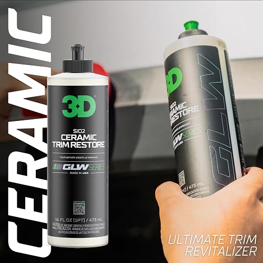 3D SiO2 Ceramic Trim Restore, GLW Series | Ultimate Hydrophobic Trim Reviver | - Image 3