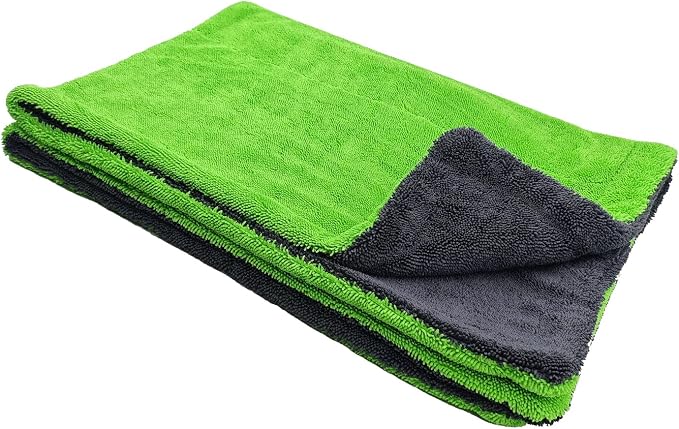 28" x 36" Car Drying Towel Extra Large, 1400 GSM Double Sided High Absorbent by YeewayVeh