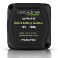 Dual Battery Isolator Kit 12V - 140 Amp Voltage Sensitive Relay by KeyLine+Chargers