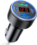 USB C Car Charger, 4 Port 78W Dual USB Car Charger Adapter Fast Charging Multi by AGEK