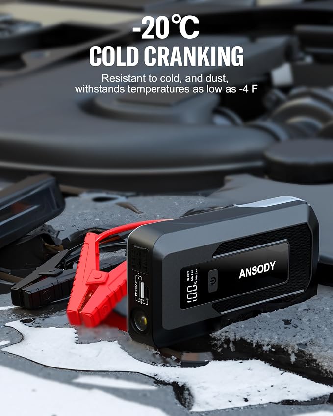 3000A Peak Car Jump Starter, Battery Booster - Image 3