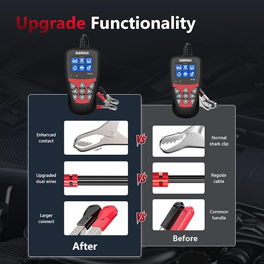 BT900 Car-Battery-Tester 6V 8V 12V, Automotive 100-2000CCA Battery-Load-Tester - Image 5