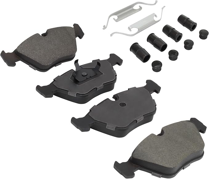 Premium Semi-Metallic Front Brake Pads Compatible - Image 2