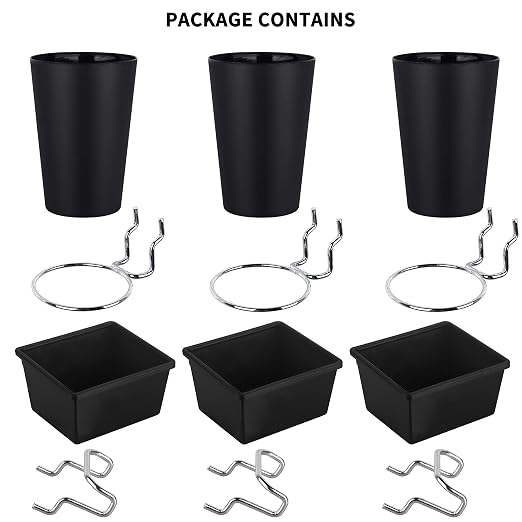 6 Sets Pegboard Bins Pegboard Cups - Image 5