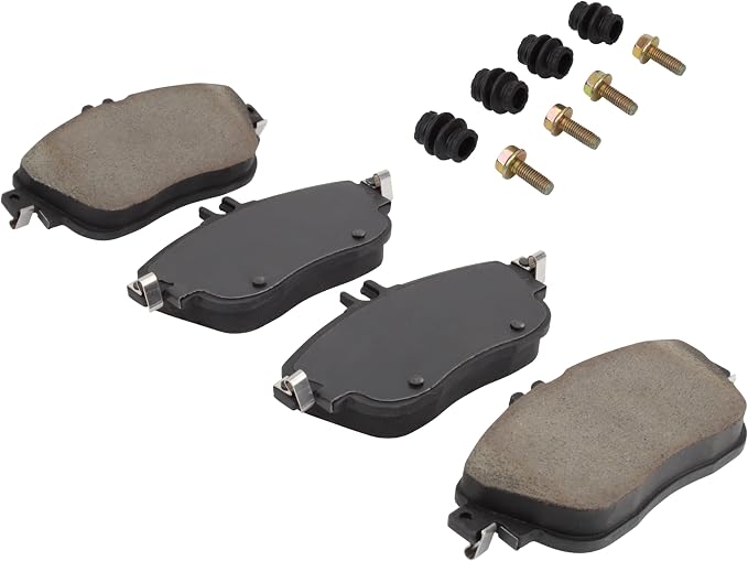 Premium Semi-Metallic Front Brake Pads Compatible - Image 2
