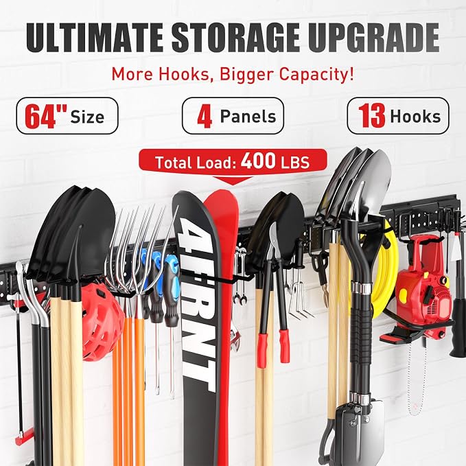 Garage Tool Organizer Wall Mount 64 inches - Image 2