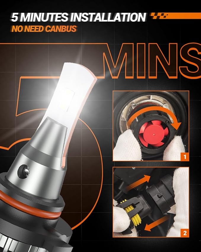 SEALIGHT 9005/HB3 Fog Light, 2025 L2 Series 800% Super Bright Bulbs, 000LM HB3 - Image 5