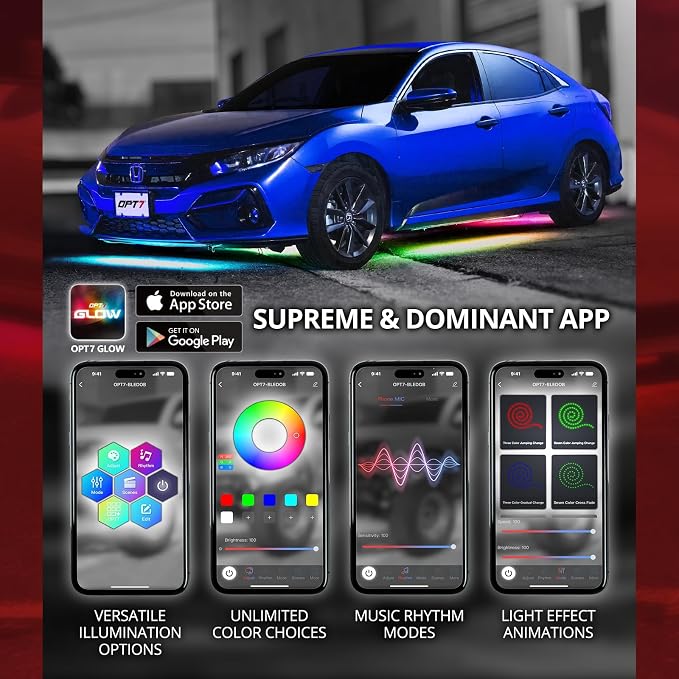 OPT7 Aura DreamColor Underglow Chasing Light Kit - Image 3