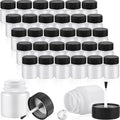 Maxcheck 120 Pcs Empty Touch Up Paint Bottles Container 1oz 30ml Reusable Small by Maxcheck