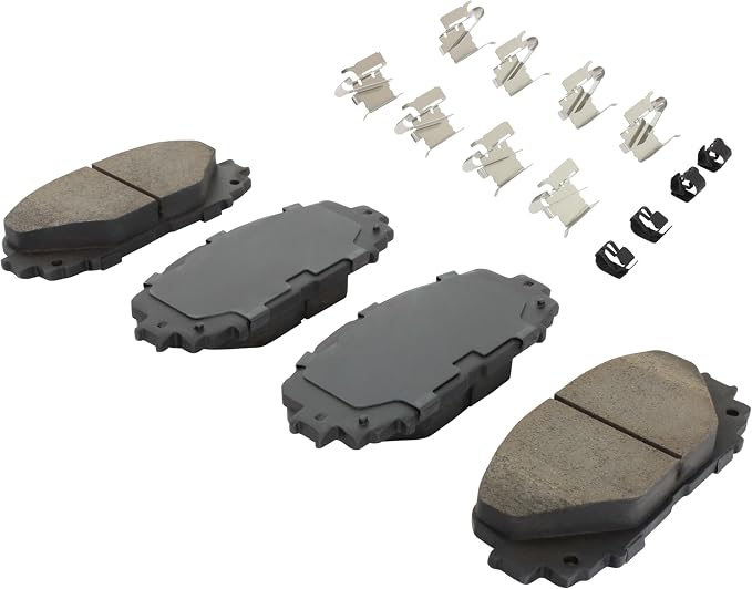 Premium Semi-Metallic Front Brake Pads Compatible - Image 2